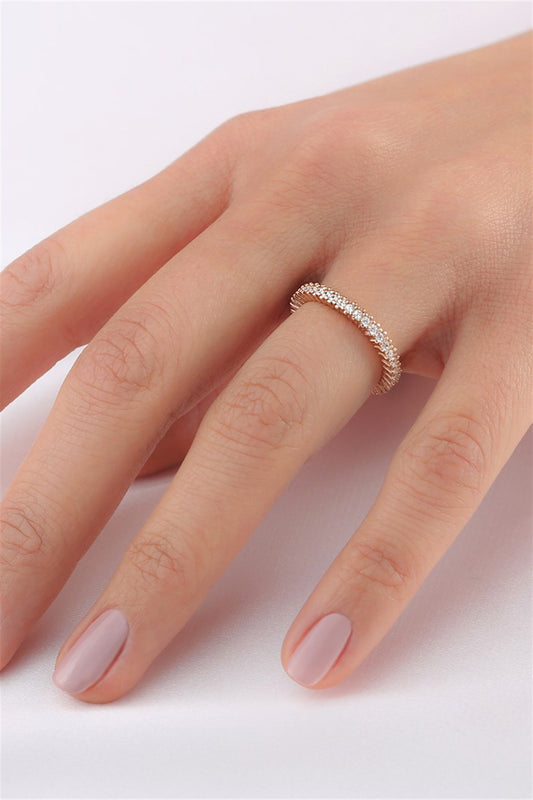 Bague Argent Pleines Pierres