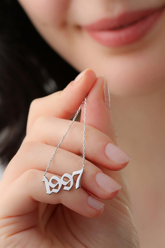 Collier de date en argent