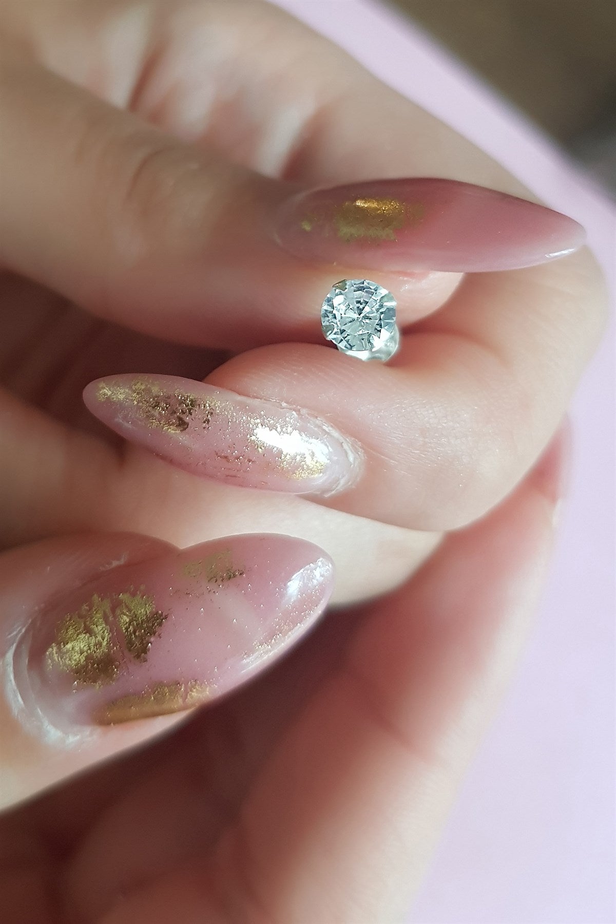 Silver Solitaire Earrings