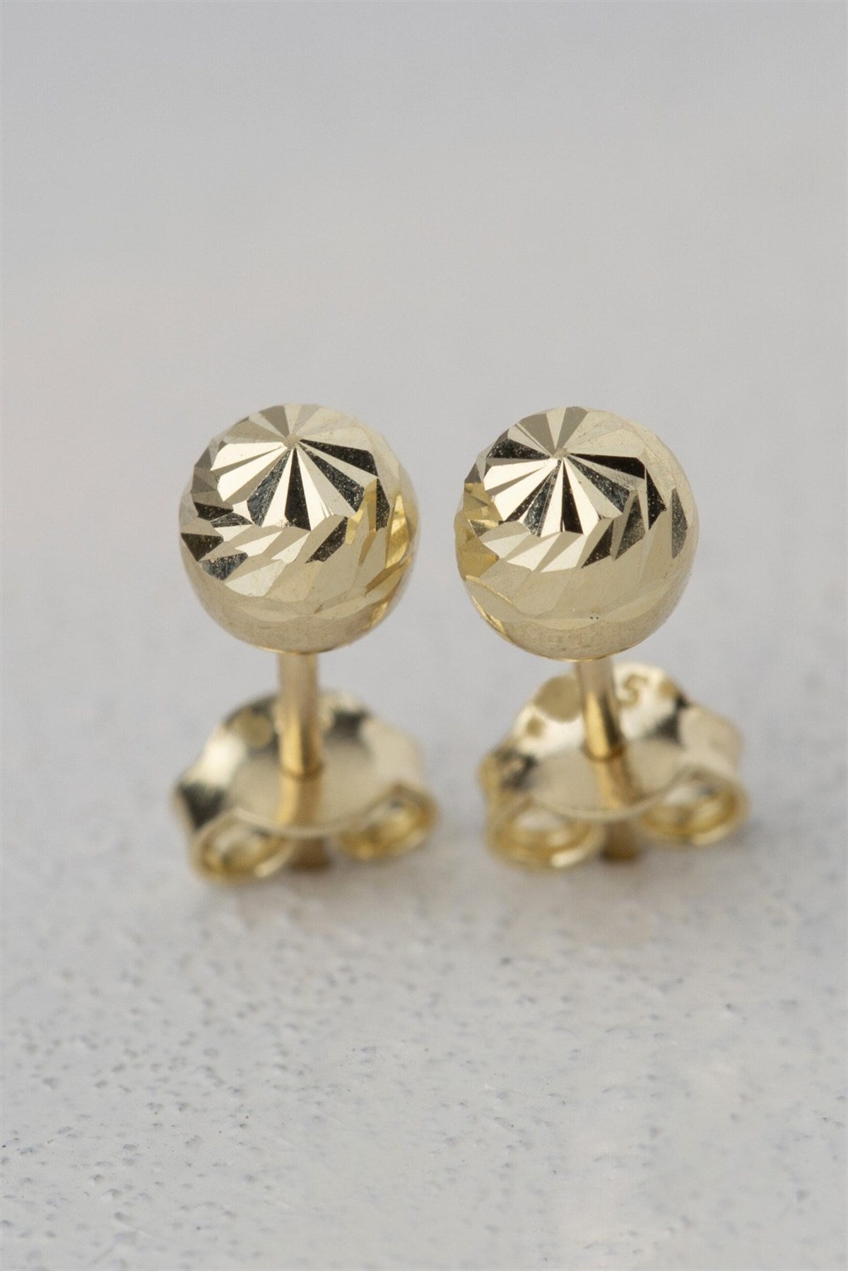 Boucles d'oreilles boule en argent