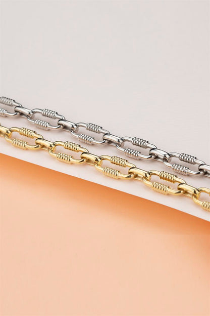 Silver Spring Chain Bracelet