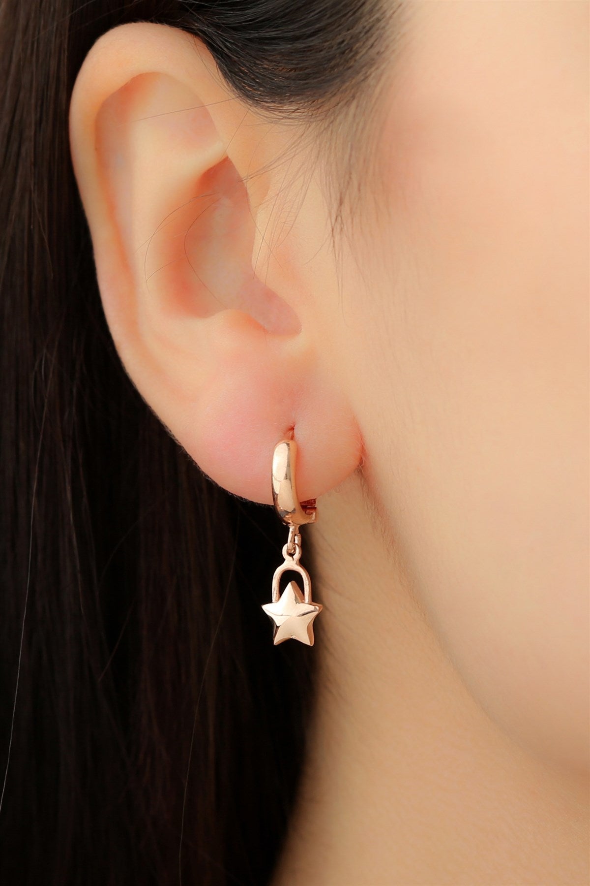 Silver Star Earrings