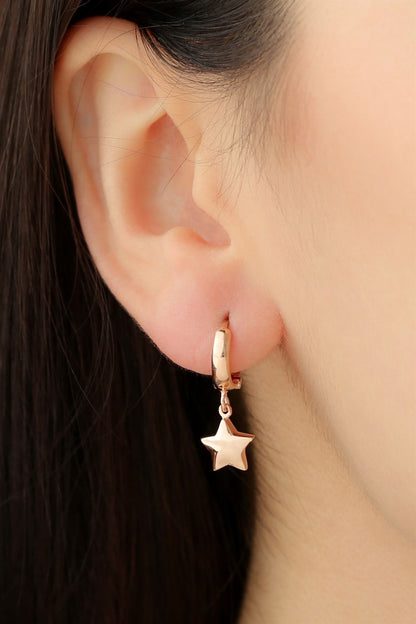 Silver Star Earrings