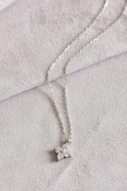 Silver Clover Necklace