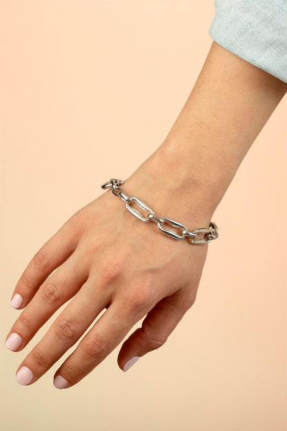 Bracelet chaîne en argent