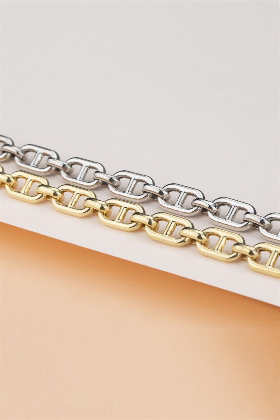 Bracelet chaîne en argent