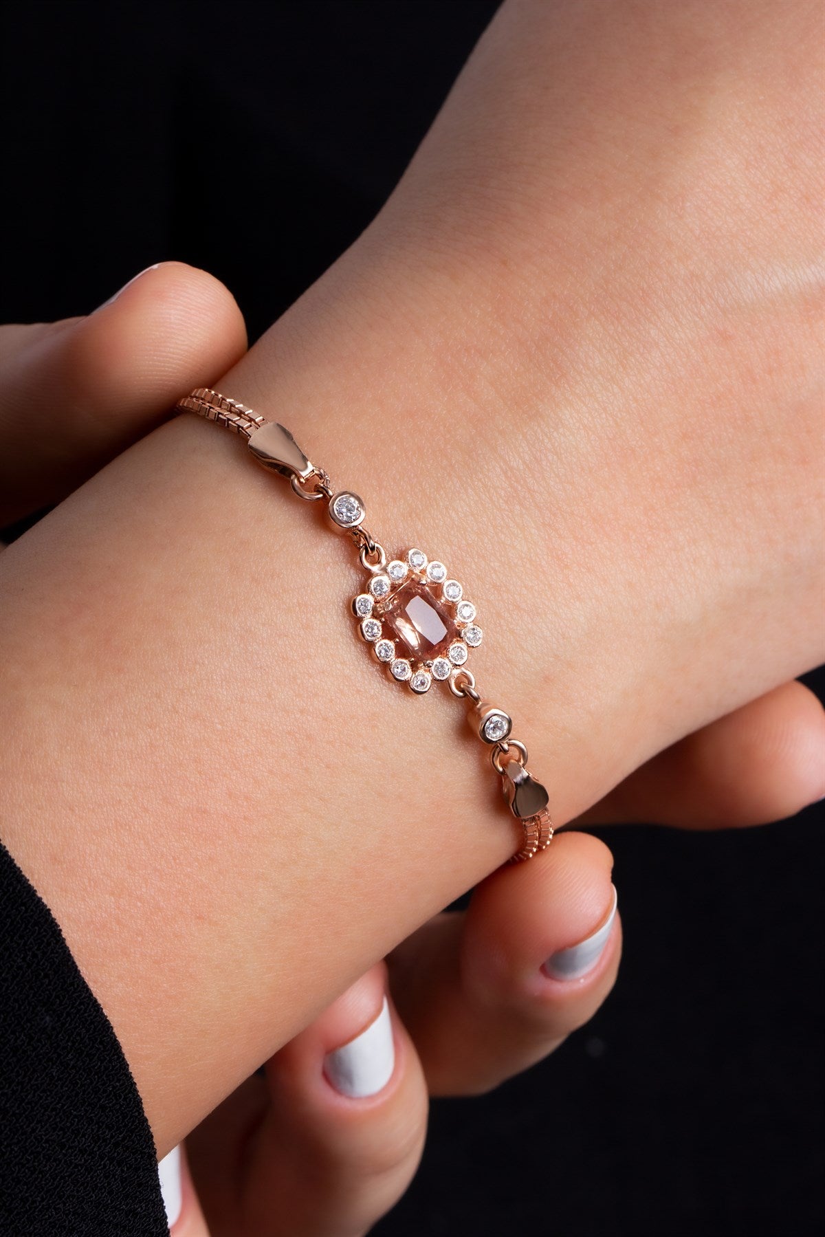 Silver Zultanite Gemstone Bracelet